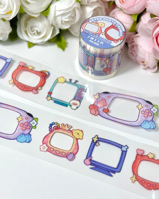 Retro Photo Frames Sticker Roll