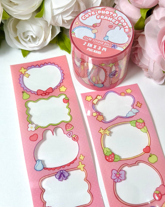 Cute Photo Booth Sticker Roll