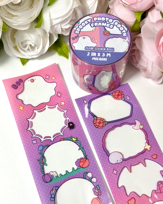 Spooky Photo Booth Sticker Roll