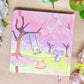 Sakura Ice Cream Dotted Journal Planner