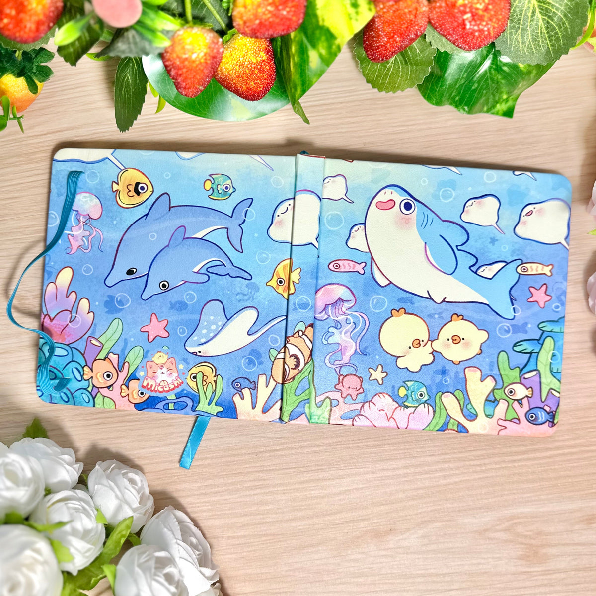 Ocean Dotted Journal Planner
