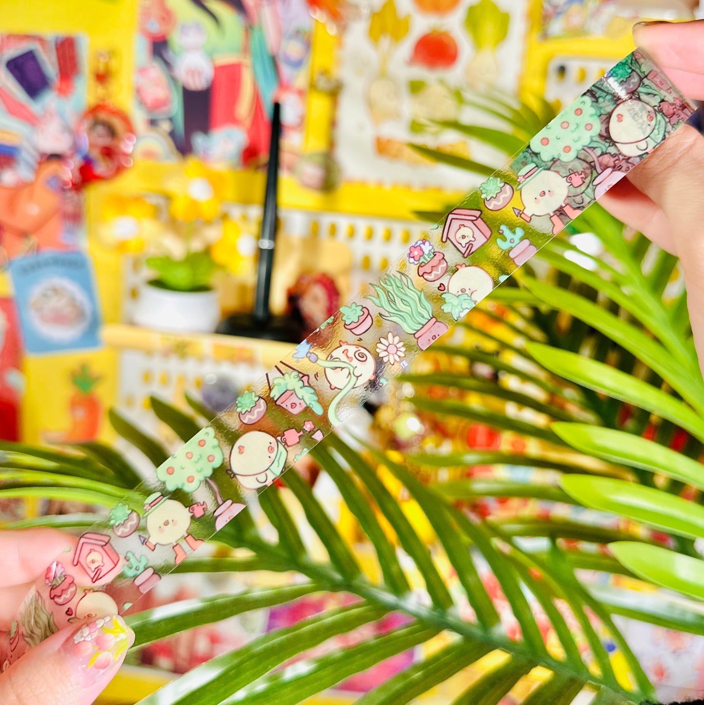 Artist and Gardener Pipas 🎨🌳 Clear Washi Tapes