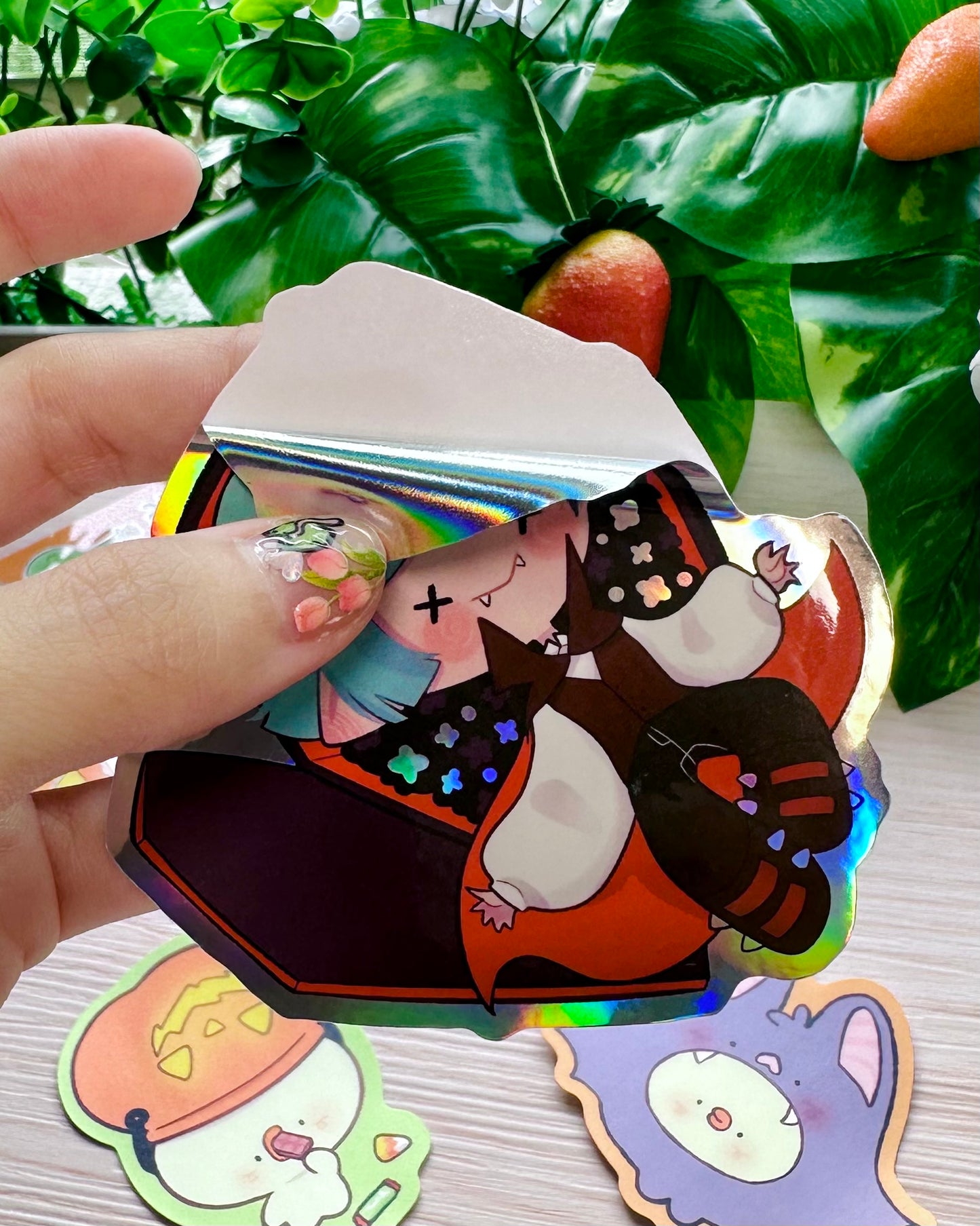 Vampire and Witch Stickers - Halloween stickers