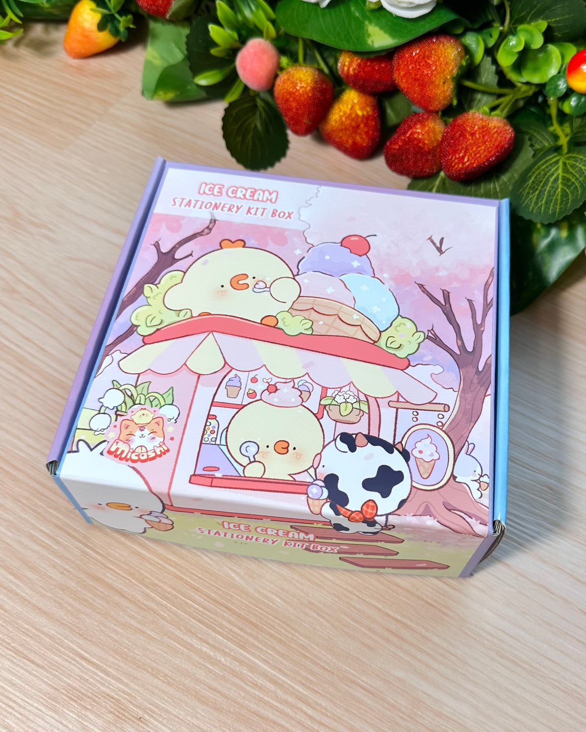 Ice Cream 🍨Planner / Journaling - Stationery Kit box !