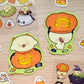 Kiss or treat Halloween Pipas - Vinyl sticker duo (2 pcs)