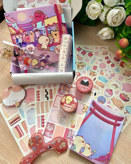 Festival 🌸 Planner / Journaling - Stationery Kit box !