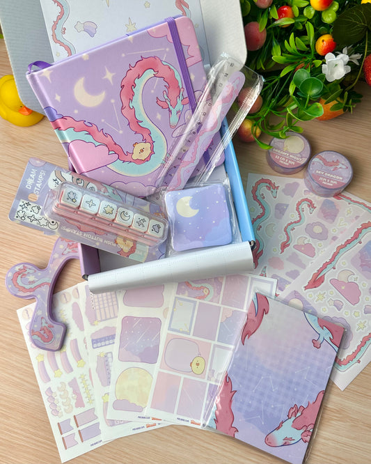 Dreamy Heaven ☁️ Planner / Journaling - Stationery Kit box !