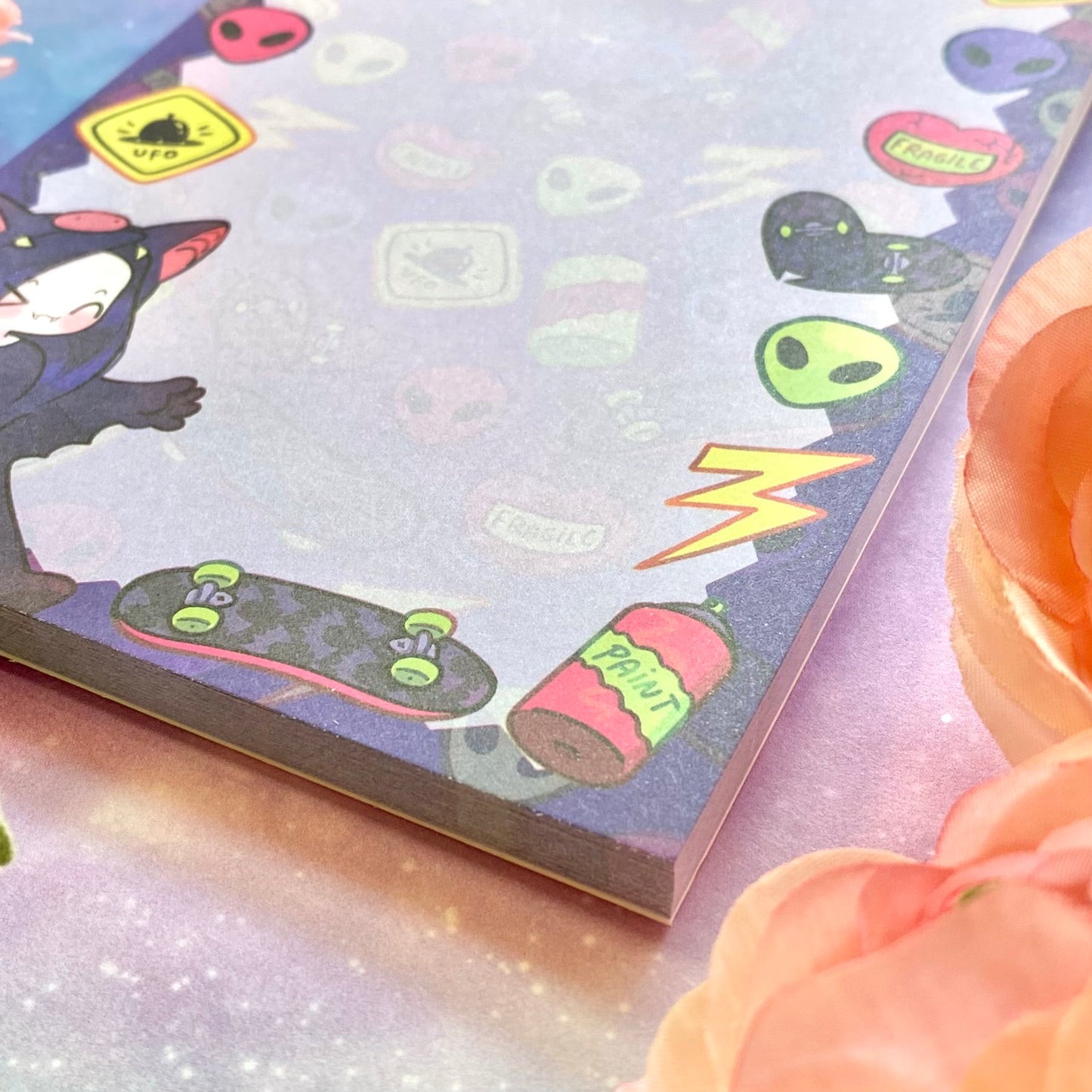 Goth Skatecore ! 👽 Memo pad | Cute stationery