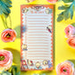 Pipa To Do List - Long Memo pad | Cute stationery