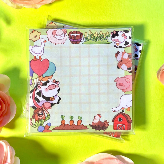 Farm! 🚜 Sticky Notes | Cute stationery