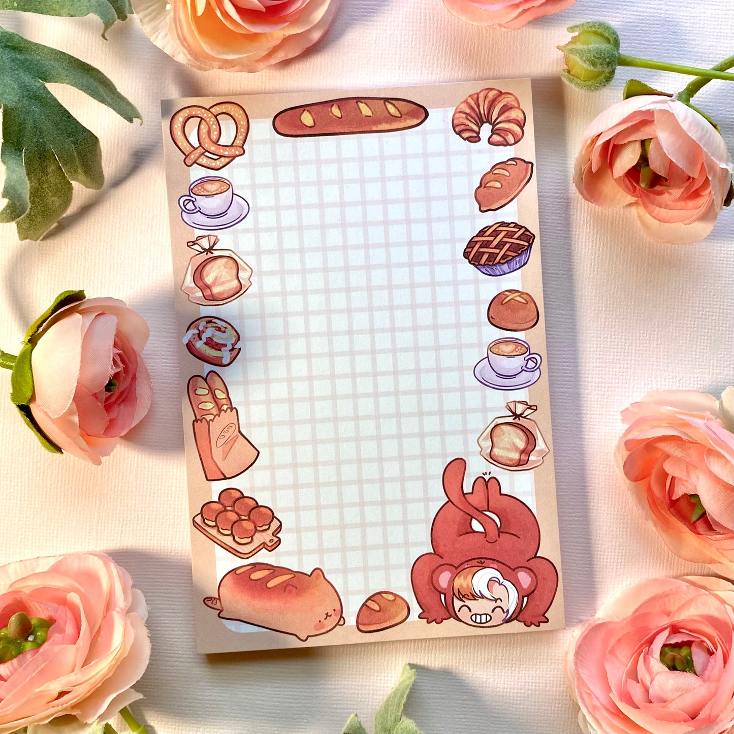 Bakerycore ! 🍞 Memo pad | Cute stationery