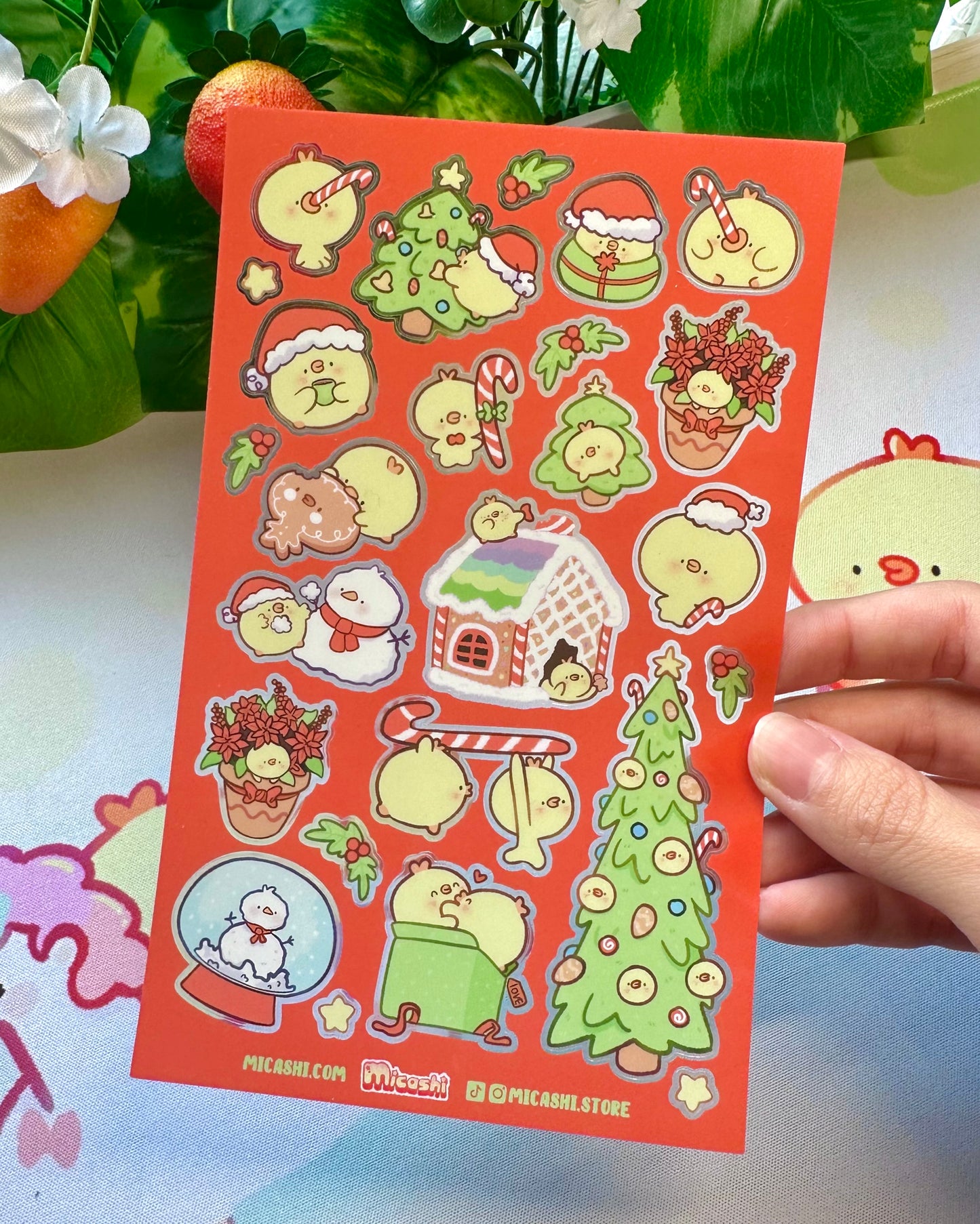 Clear Christmas sticker sheet ! 🎄