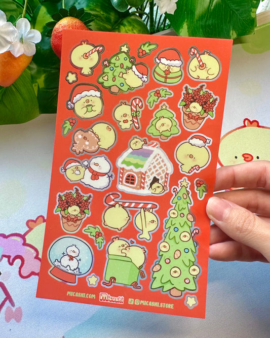 Clear Christmas sticker sheet ! 🎄