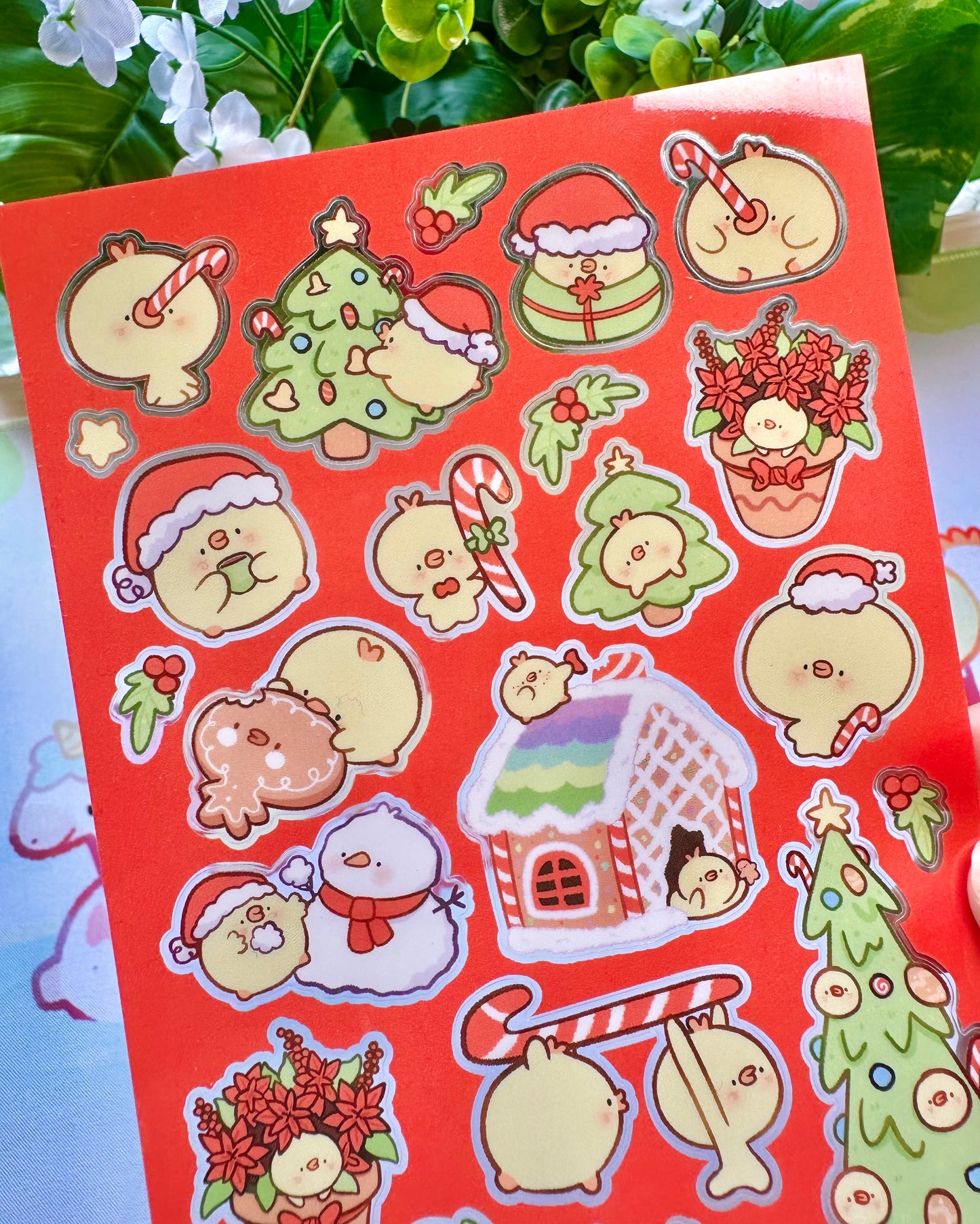 Clear Christmas sticker sheet ! 🎄