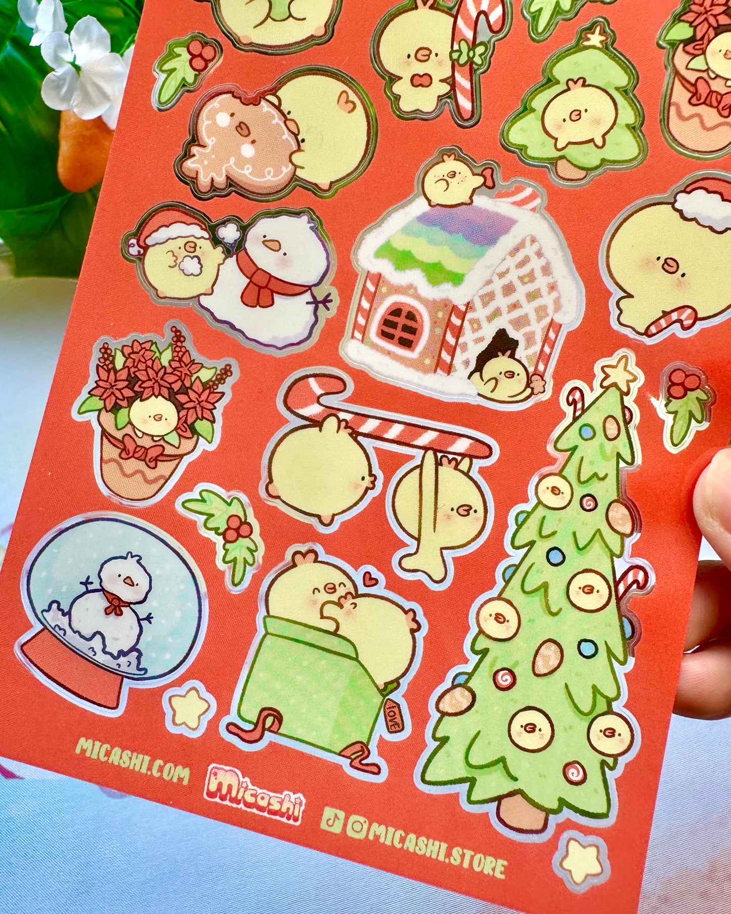 Clear Christmas sticker sheet ! 🎄