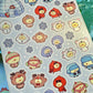 Winter Pipas Vinyl Sticker Sheet❄️