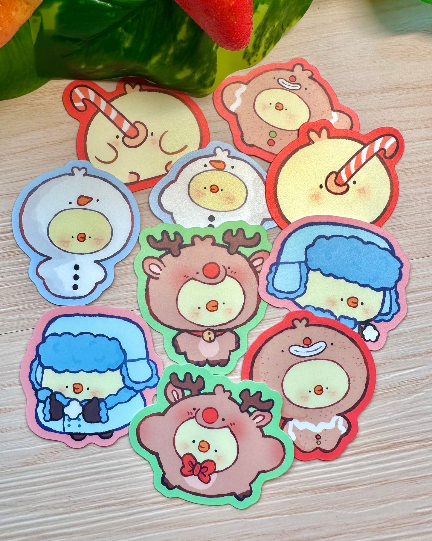Pipa Winter and Christmas sticker Duos! ⛄