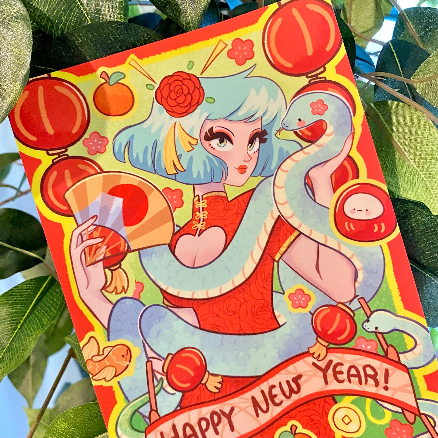 Lunar New Year 2025 Art Print - Year of the Snake🐍