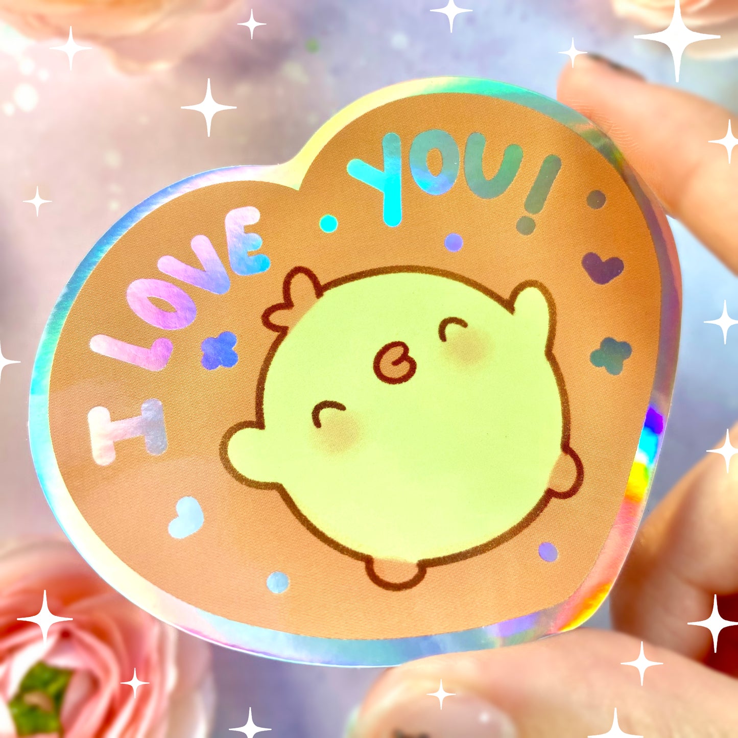 I Love You ! - Holo Pipa Sticker