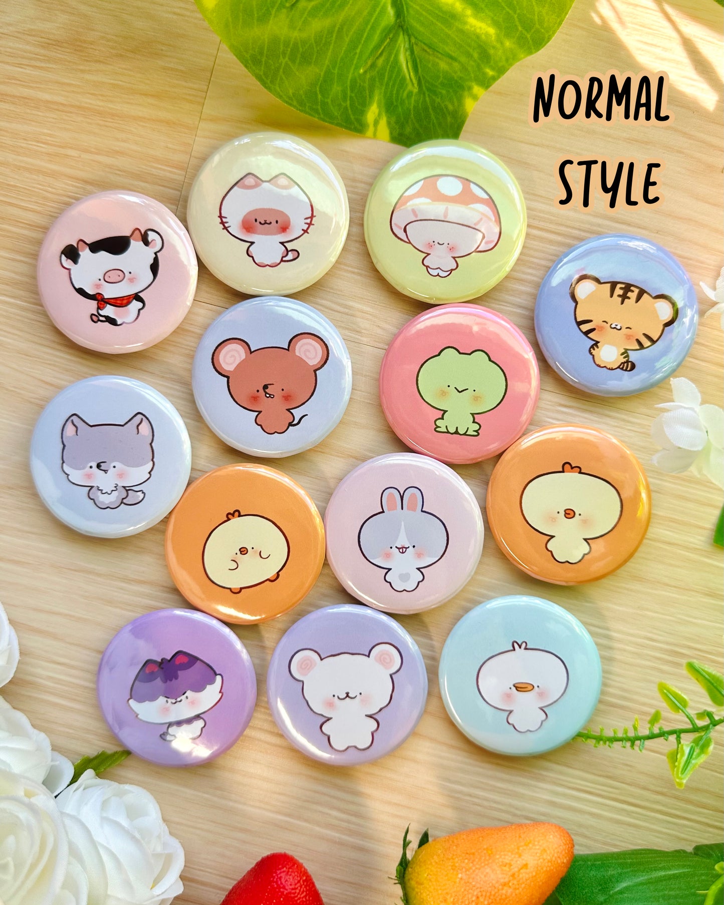 Kawaii Pals Buttons!