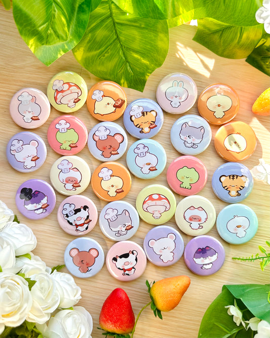Kawaii Pals Buttons!
