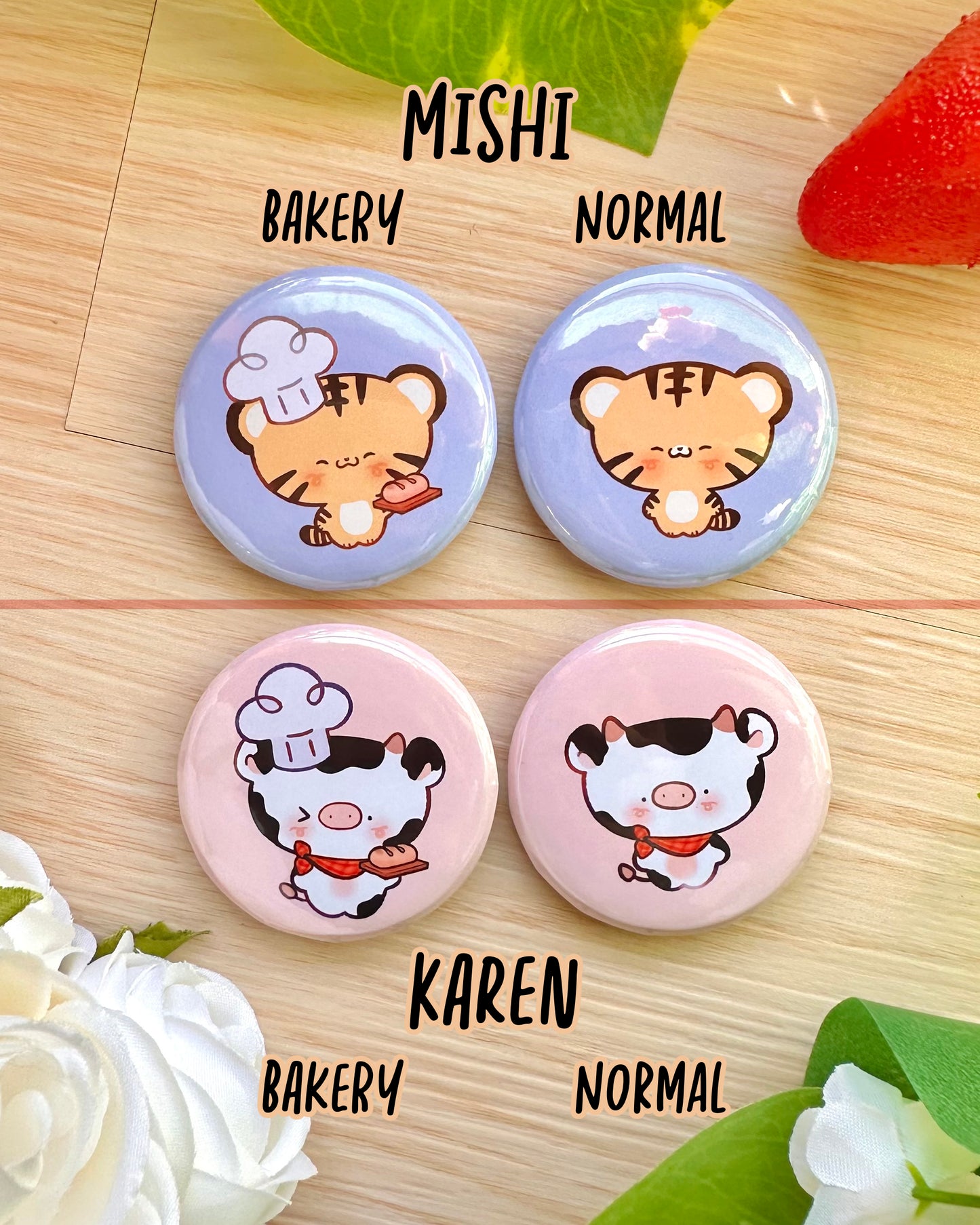 Kawaii Pals Buttons!