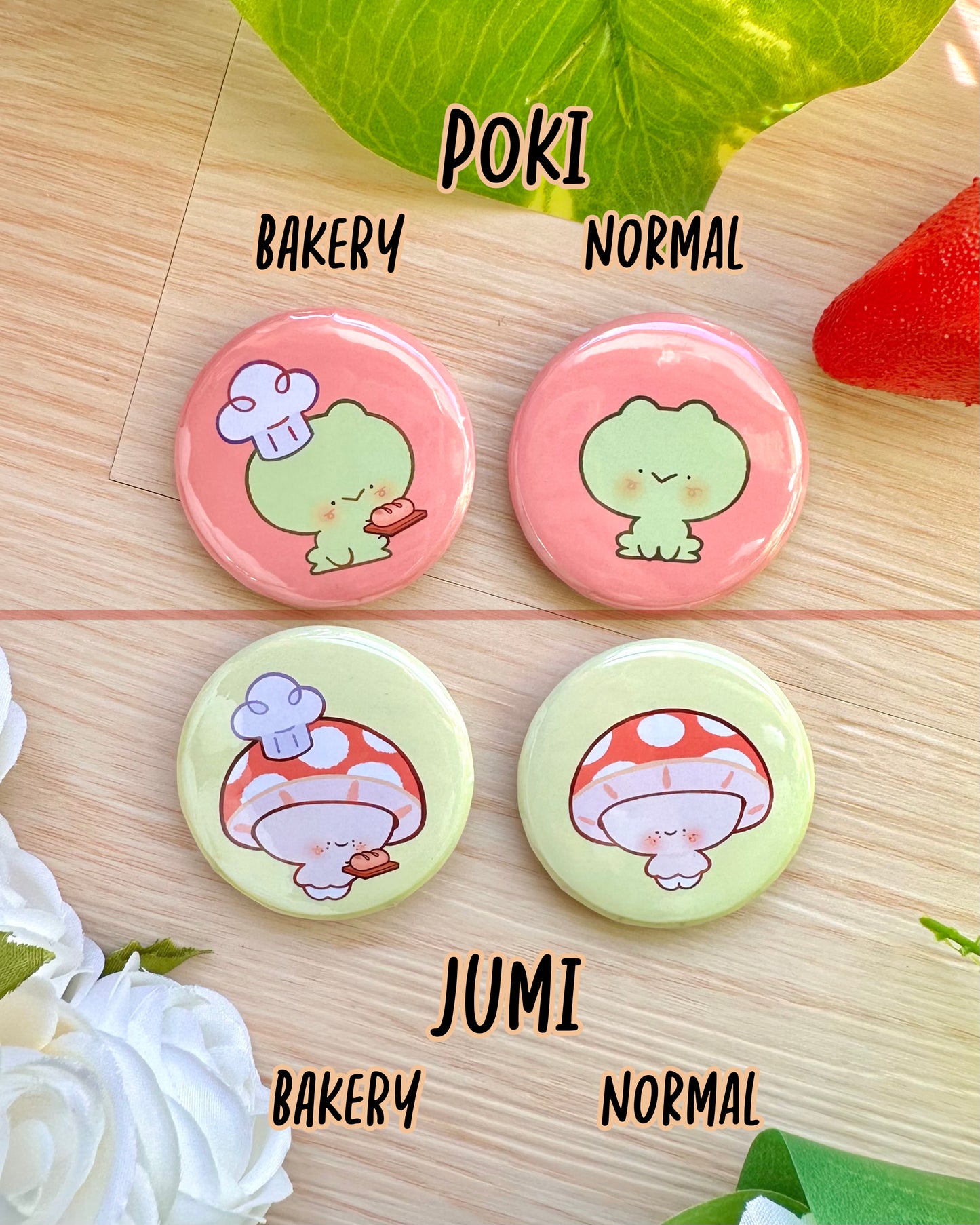 Kawaii Pals Buttons!