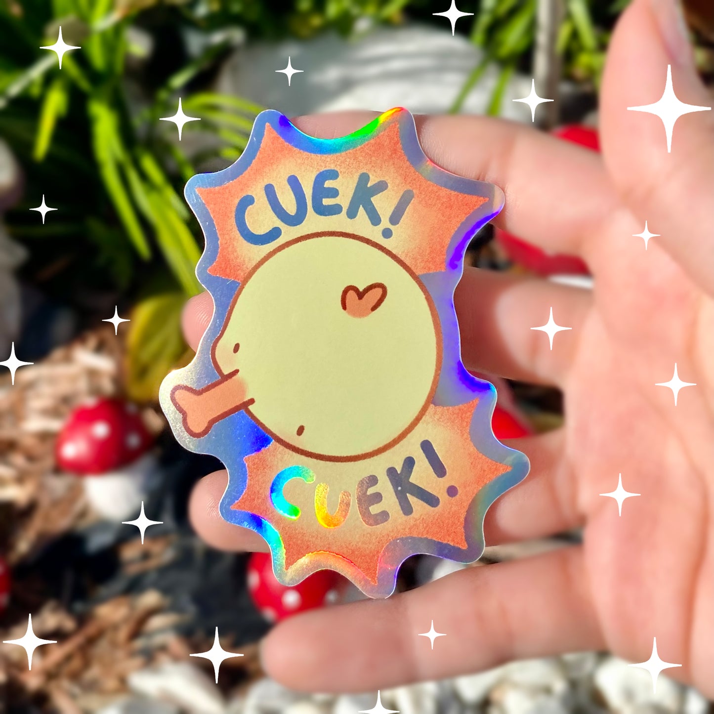 CUEK CUEK - Cute Pipa Sticker