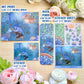 Blueberry Fruit Bookmark - Double Sided  - Matte Laminated - Remaster