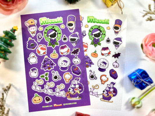 Spooky Christmas sticker sheet ! 🎄