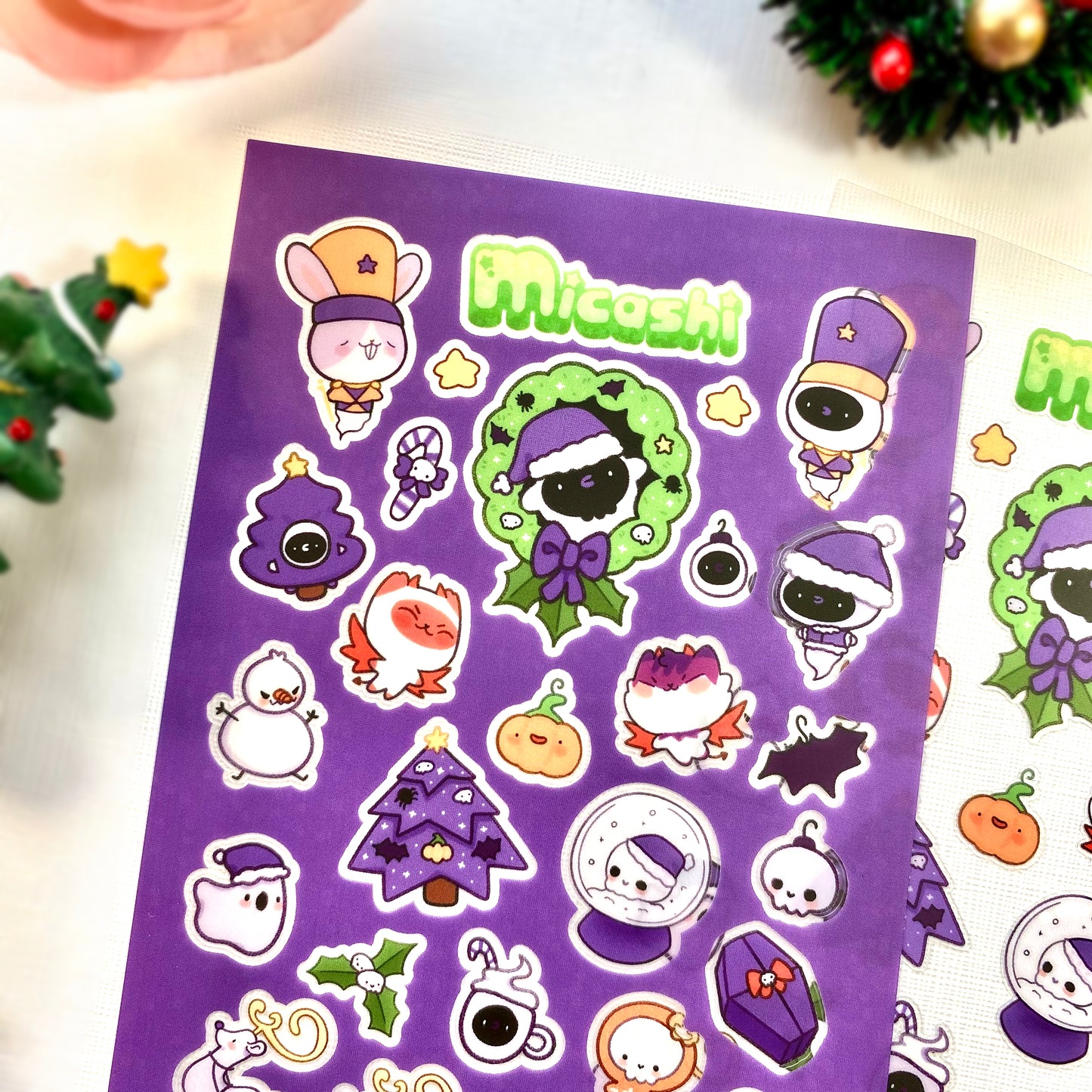 Spooky Christmas sticker sheet ! 🎄