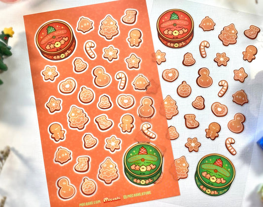 Cute Christmas cookies sticker sheet ! 🎄