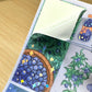 Blueberry Picnic -Vinyl sticker sheet with holographic foil details, matte laminated remaster