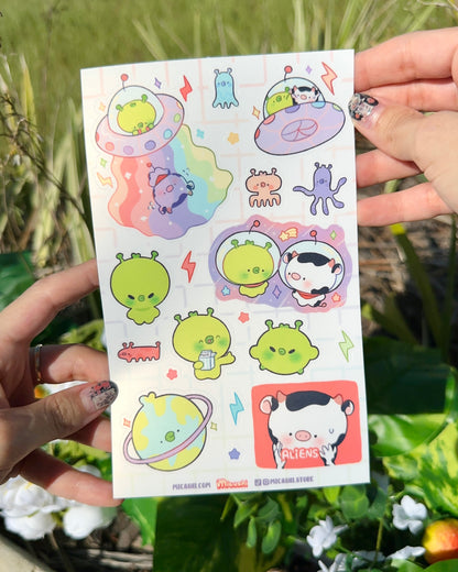 PipAliens Vinyl Sticker Sheets ! 🛸