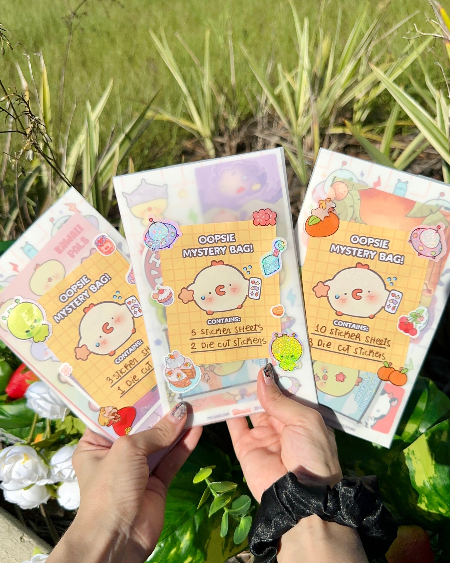 Oopsie Mystery Bags - B grade stickers inside!