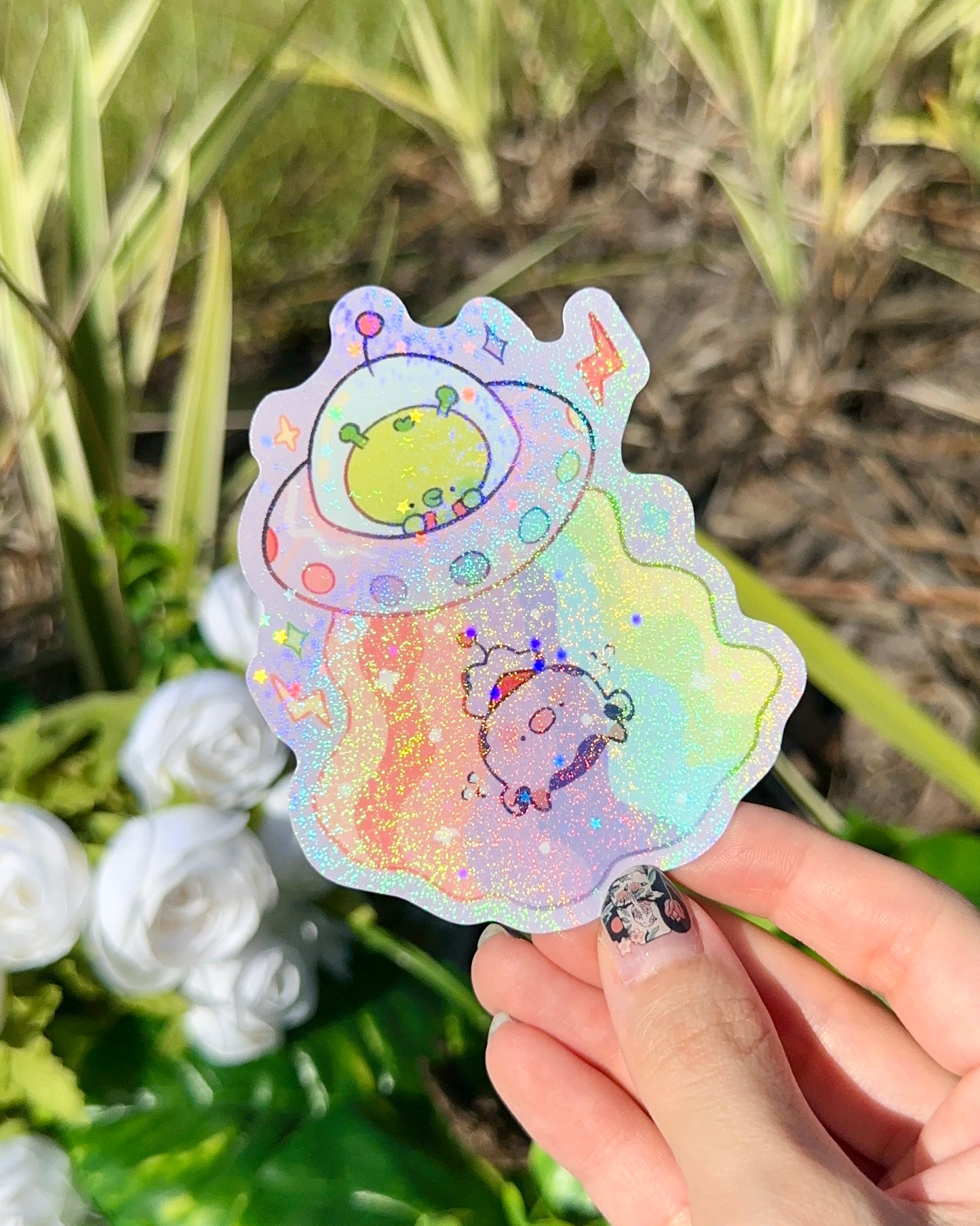 Cow abduction - Vinyl Sticker ! 🛸