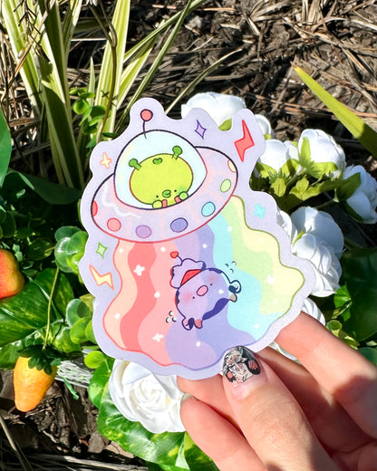 Cow abduction - Vinyl Sticker ! 🛸
