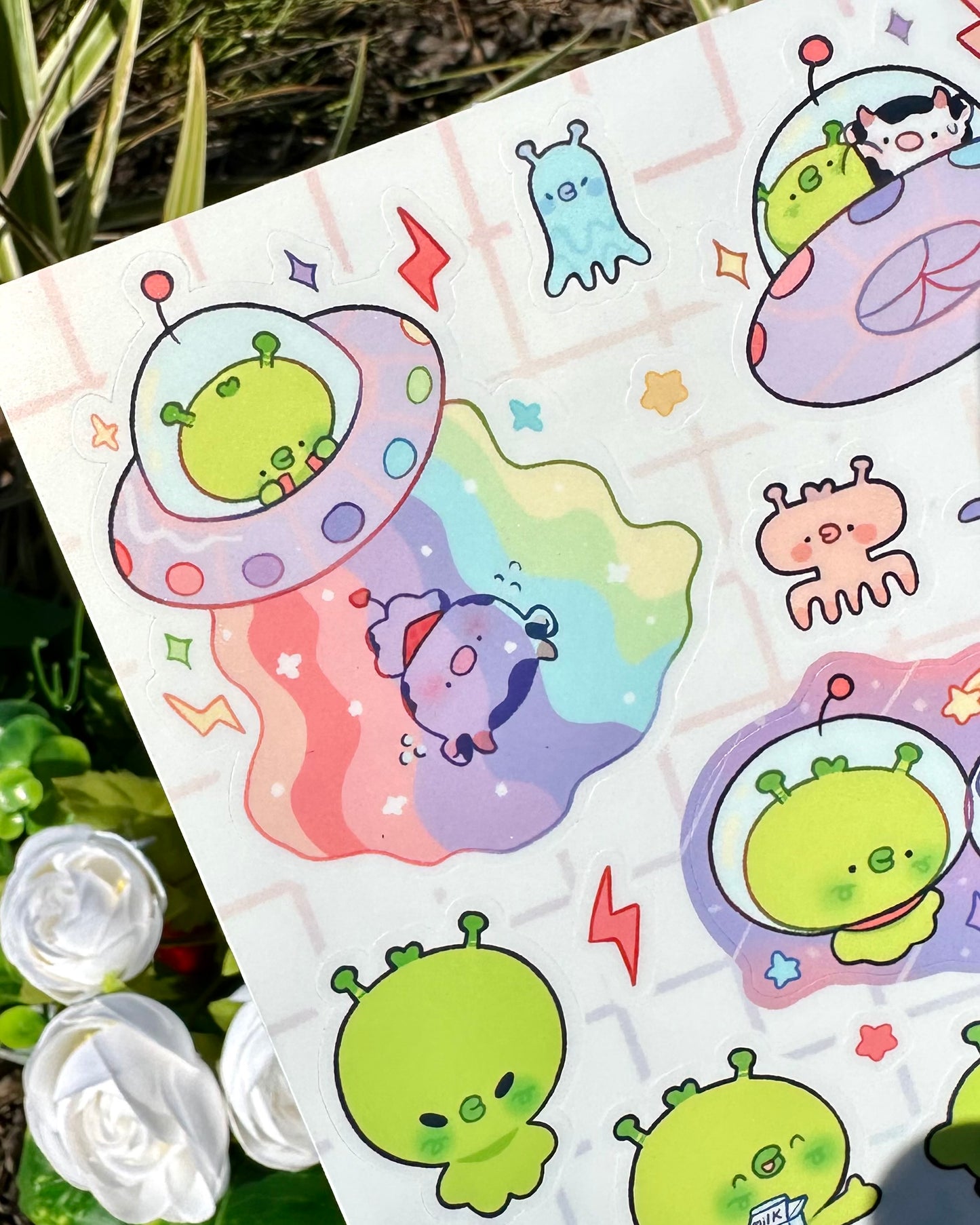 PipAliens Vinyl Sticker Sheets ! 🛸