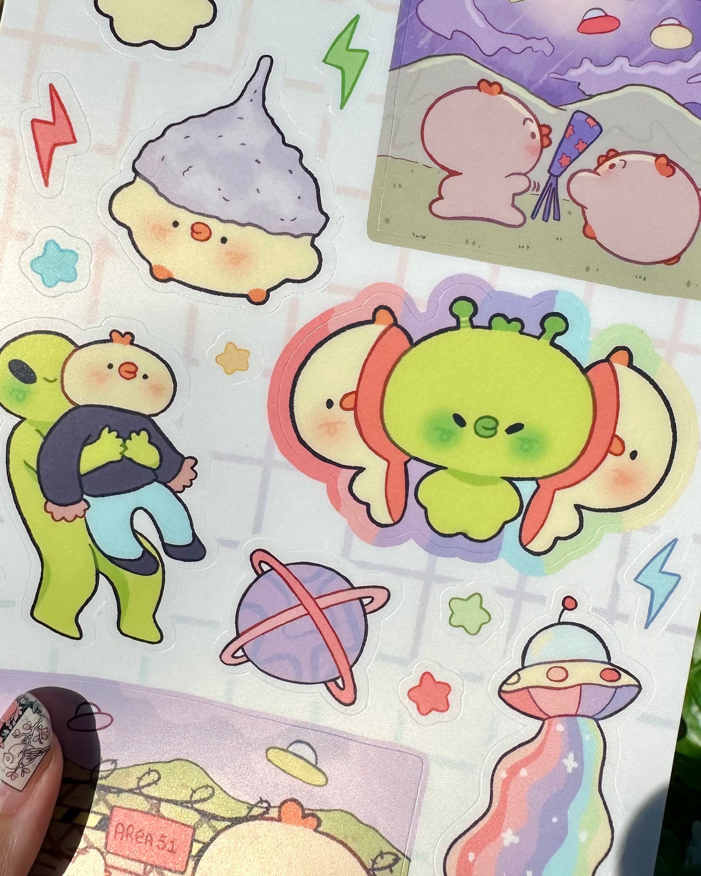 PipAliens Vinyl Sticker Sheets ! 🛸