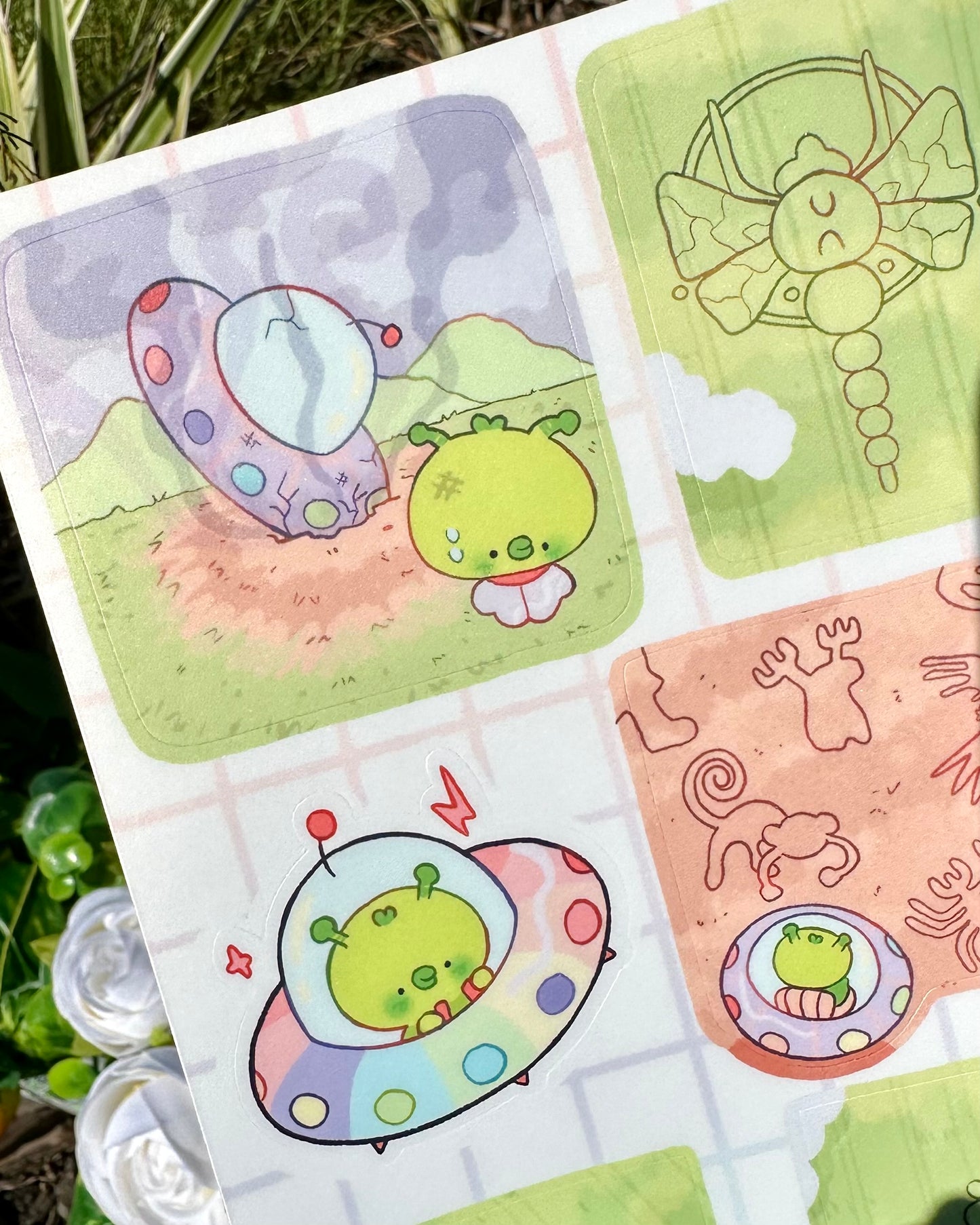 PipAliens Vinyl Sticker Sheets ! 🛸