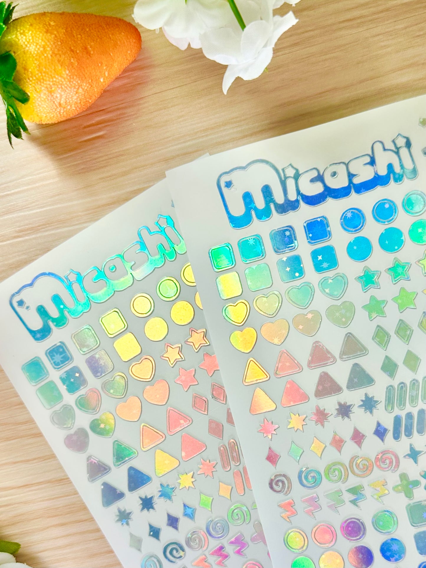 Forms Holographic Stickers Sheet