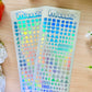 Forms Holographic Stickers Sheet