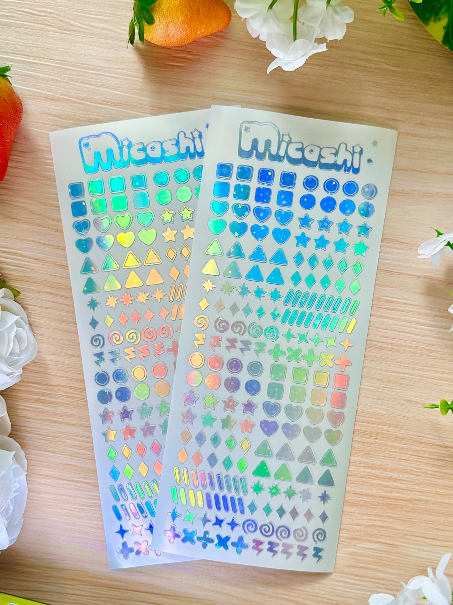 Forms Holographic Stickers Sheet
