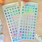 Stars Holographic Stickers Sheet
