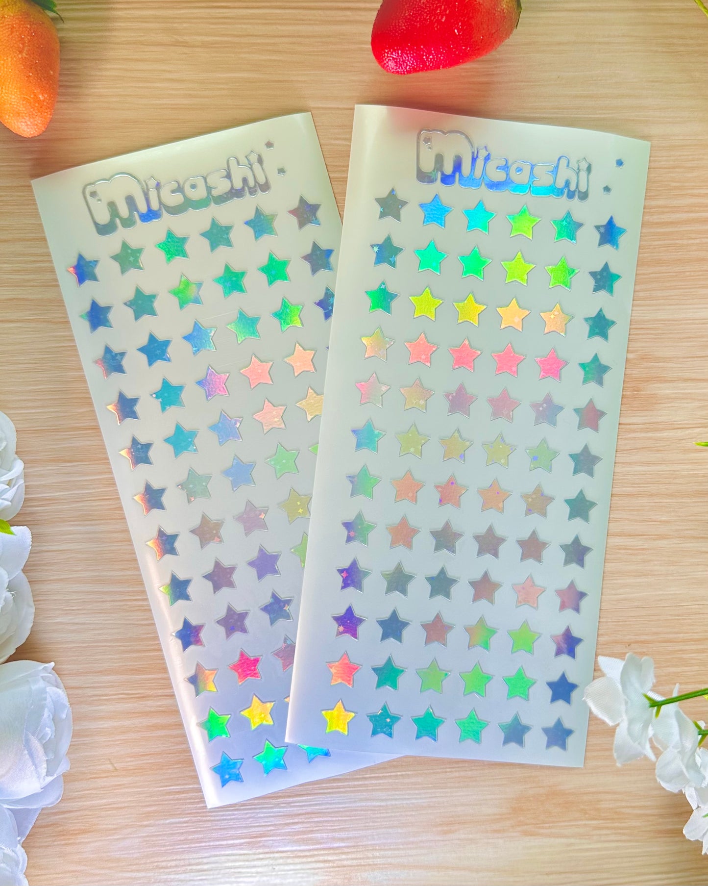 Stars Holographic Stickers Sheet
