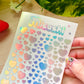 Hearts Holographic Stickers Sheet