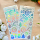 Christmas Holographic Stickers Sheet