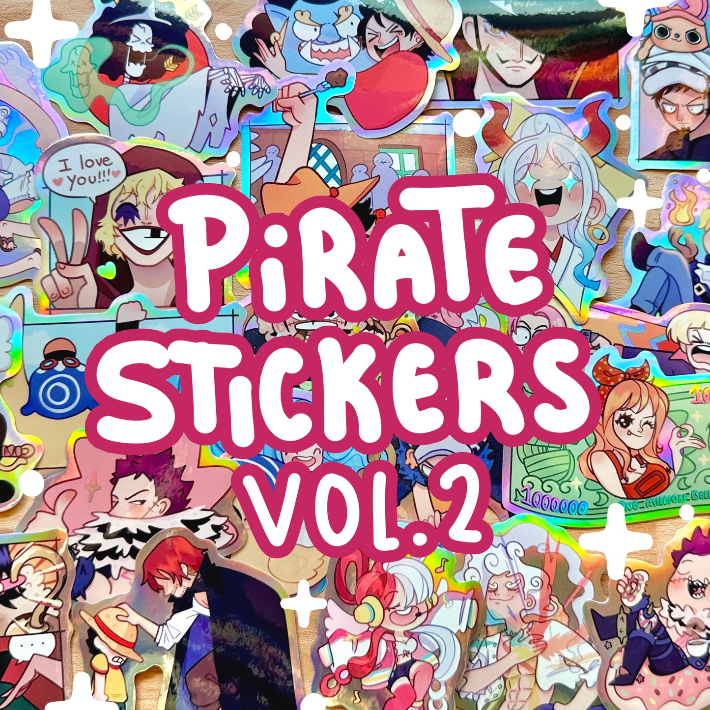 Vol.2 Pirates Holo Stickers! :D