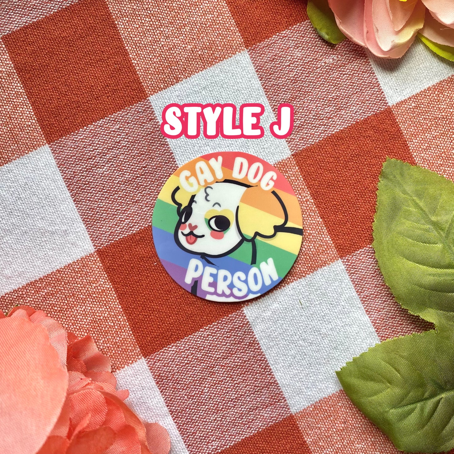 Dog Person Stickers- 2" in Glossy stickers!