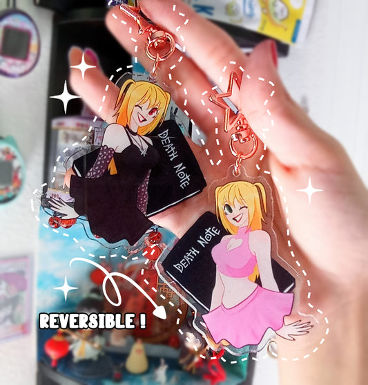 Misa Acrylic Charm 3" Double sided